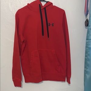 Red UA hoodie